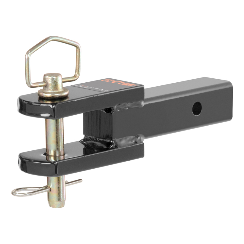 CURT | Clevis Pin Ball Mount with 1" Diameter Pin (2" Shank, 6,000 lbs.)