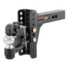 CURT | Adjustable Channel Mount with 2-5/16" Ball & Pintle (2" Shank, 13,000 lbs.)