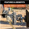 CURT | Adjustable Channel Mount with 2-5/16" Ball & Pintle (2" Shank, 13,000 lbs.)