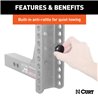 CURT | Adjustable Channel Mount with 2-5/16" Ball & Pintle (2" Shank, 13,000 lbs.)