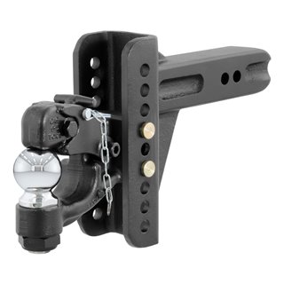 CURT | Adjustable Channel Mount with 2-5/16" Ball & Pintle (2-1/2" Shank, 20,000 lbs.)
