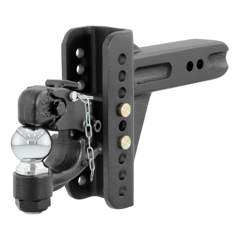 CURT | Adjustable Channel Mount with 2-5/16" Ball & Pintle (2-1/2" Shank, 20,000 lbs.)