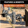 CURT | Adjustable Channel Mount with 2-5/16" Ball & Pintle (2-1/2" Shank, 20,000 lbs.)