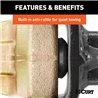 CURT | Adjustable Channel Mount with Dual Ball (2" Shank, 14,000 lbs., 10-1/8" Drop)