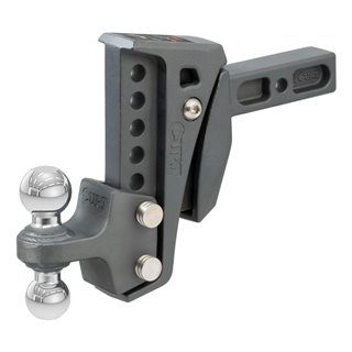 CURT | Rebellion XD Adjustable Cushion Hitch (2" Shank, 2", 2-5/16" Balls, 15K)