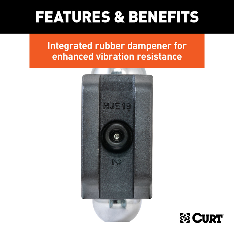 CURT | Replacement Rebellion XD Dual Ball, 2" & 2-5/16", Up to 15K