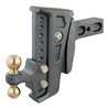 CURT | Rebellion XD Adjustable Cushion Hitch (2-1/2" Shank, 2", 2-5/16" Balls, 20K)