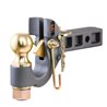 CURT | SecureLatch Receiver-Mount Ball & Pintle Hitch (2" Shank, 2-5/16" Ball, 14K)