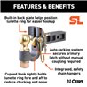 CURT | SecureLatch Receiver-Mount Ball & Pintle Hitch (2" Shank, 2-5/16" Ball, 14K)
