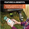 CURT | Echo Mobile Trailer Brake Controller, 7-Way, Bluetooth Smartphone Connection