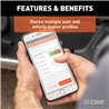 CURT | Echo Mobile Trailer Brake Controller, 7-Way, Bluetooth Smartphone Connection