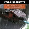 CURT | Echo Mobile Trailer Brake Controller, 7-Way, Bluetooth Smartphone Connection