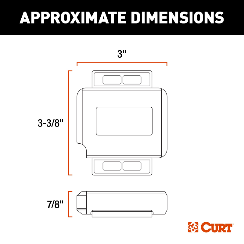 CURT | Echo Under-Dash Trailer Brake Controller, Bluetooth Smartphone Connection