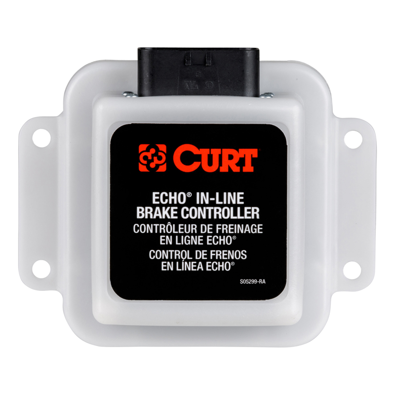 CURT | Echo In-Line Trailer Brake Controller, Bluetooth Smartphone Connection