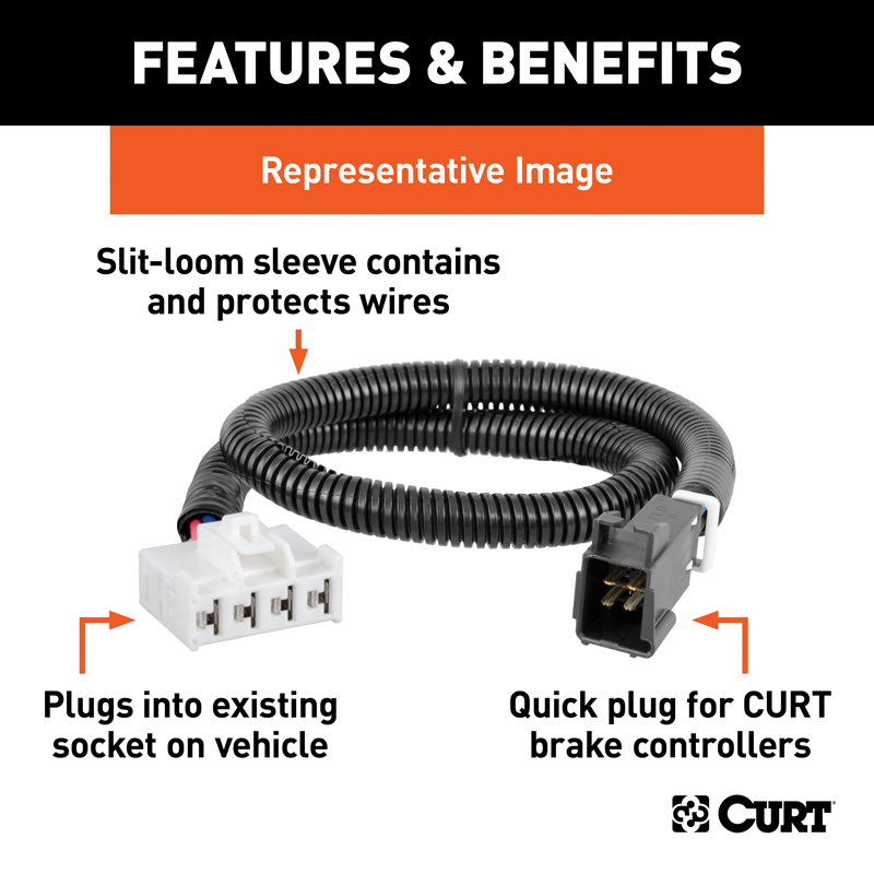 CURT | Trailer Brake Controller Harness - Audi / Volkswagen 2004-2022
