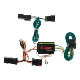 CURT | Custom Wiring Harness, 4-Way Flat Output - Liberty 2.4L / 2.8L / 3.7L 2002-2007