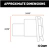 CURT | Replacement OE 7-Way RV Blade Socket (Plugs into USCAR) - Audi / Buick / Cadillac / Chevrolet 2000-2023