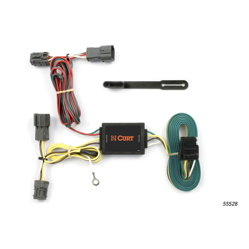 CURT | Custom Wiring Harness, 4-Way Flat Output - Tucson 2.0L / 2.7L 2005-2009