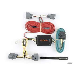 CURT | Custom Wiring Harness, 4-Way Flat Output - Ridgeline 3.5L 2006-2014
