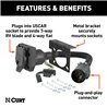 CURT | Dual-Output 7 & 4-Way Connector (Plugs into USCAR) - Audi / Buick / Cadillac / Chevrolet 2000-2023