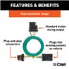 CURT | Custom Wiring Harness, 4-Way Flat Output - F-150 / Heritage 2000-2007