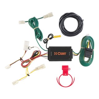 CURT | Custom Wiring Harness, 4-Way Flat Output - Sienna / SE 2.7L / 3.5L 2011-2020