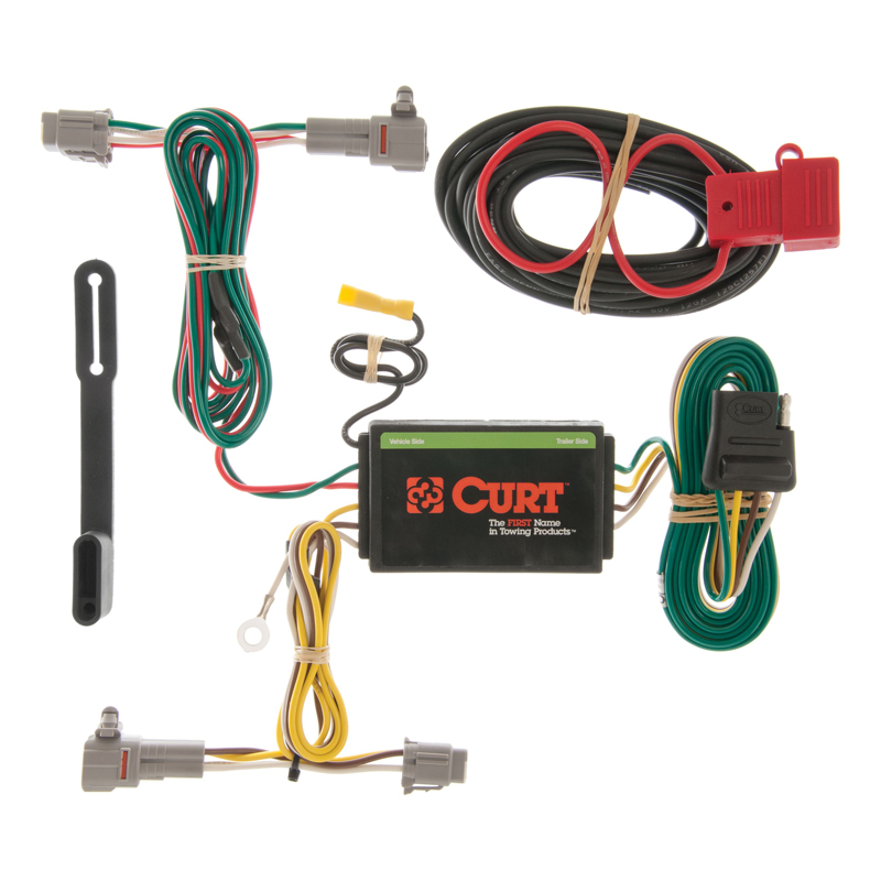 CURT | Custom Wiring Harness, 4-Way Flat Output - Impreza 2.0L / 2.5L 2008-2011