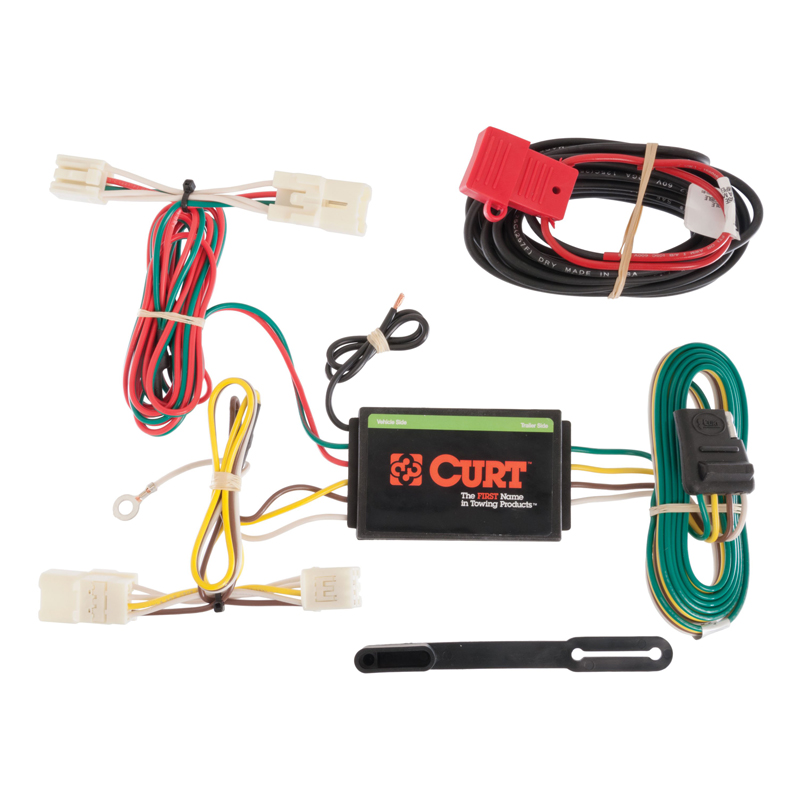 CURT | Custom Wiring Harness, 4-Way Flat Output - RAV4 2.4L / 2.5L / 3.5L 2006-2012