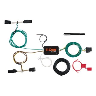 CURT | Custom Wiring Harness, 4-Way Flat Output - Edge SE / SEL 2.0T / 2.7T / 3.5L 2015-2018