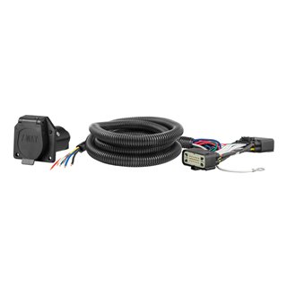 CURT | Custom Wiring, 7-Way RV Blade Output - Explorer 2.0T / 2.3T / 3.5L 2011-2019