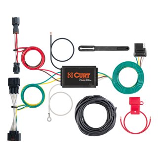 CURT | Custom Wiring Harness, 4-Way Flat Output - Sportage 2.0L / 2.4L 2017-2022