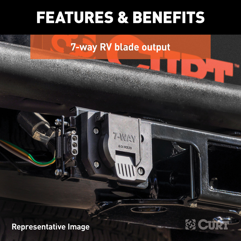 CURT | Custom 7-Way RV Blade - XT5 / XT6 / Blazer / Acadia 2017-2023