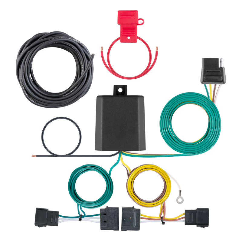 CURT | Custom Wiring, 4-Way Flat - Ford / Lincoln / Mazda / Mercury 2004-2012