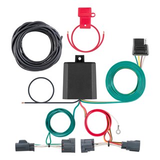 CURT | Custom Wiring Harness, 4-Way Flat Output - Nitro / Liberty 2007-2012