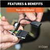 CURT | Custom Wiring Harness, 4-Way Flat Output - Escape 1.6T / 2.0T / 2.5L 2013-2016