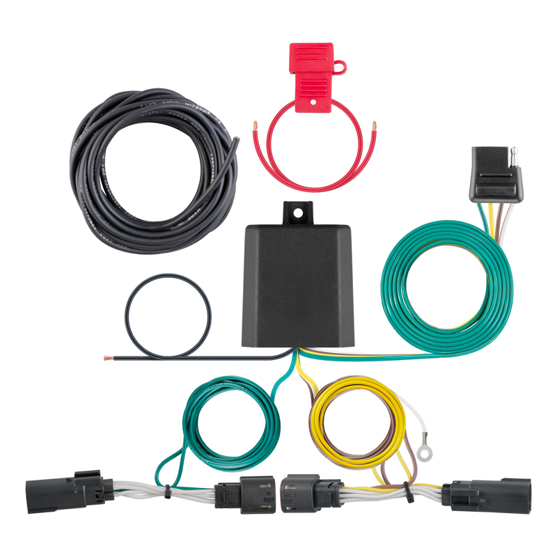 CURT | Custom Wiring Harness, 4-Way Flat Output - Flex 3.5L 2009-2019