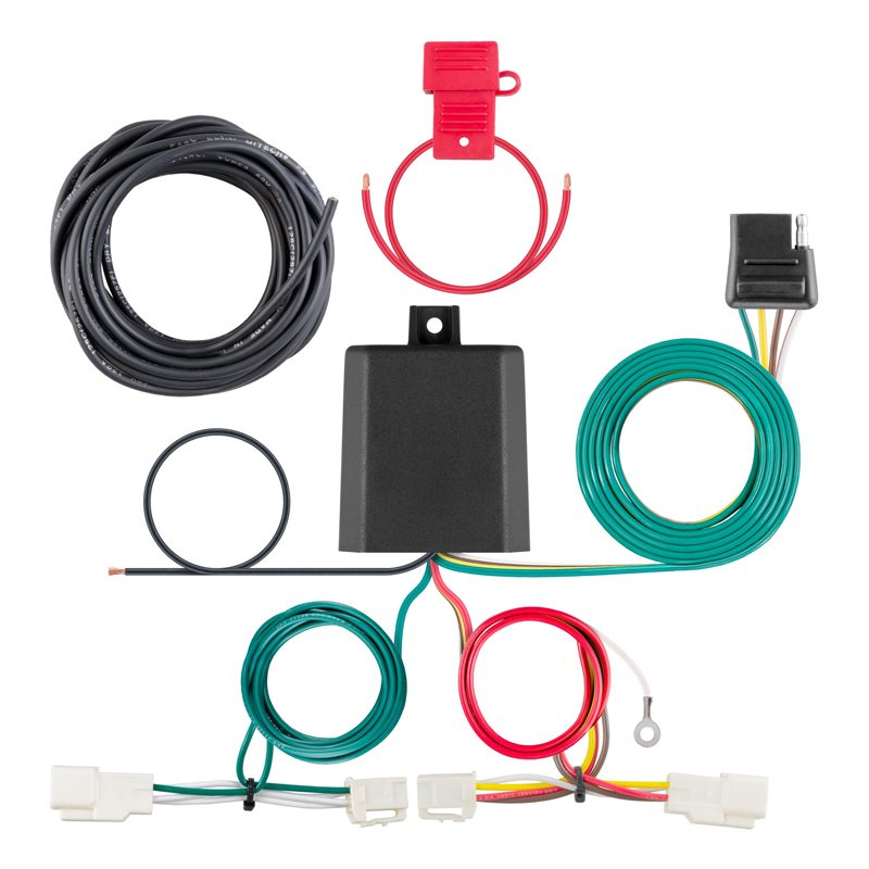 CURT | Custom Wiring Harness, 4-Way Flat Output - Avalon / RAV4 2.5L / 3.5L 2013-2018