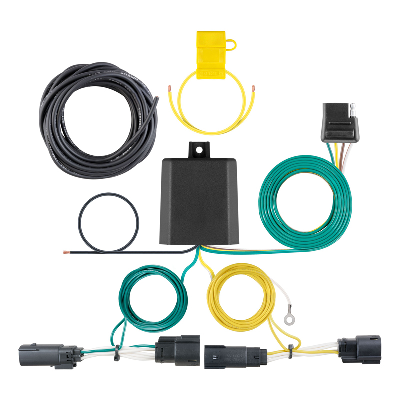 CURT | Custom Wiring Harness, 4-Way Flat Output - Fusion 2013-2020
