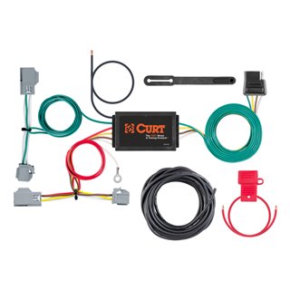 CURT | Custom Wiring Harness, 4-Way Flat Output - XC60 / T6 2010-2017