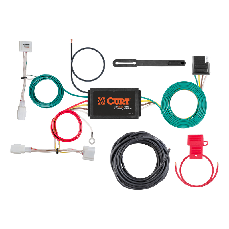 CURT | Custom Wiring Harness, 4-Way Flat Output - CX-5 2.0L / 2.2L / 2.5L 2017-2021