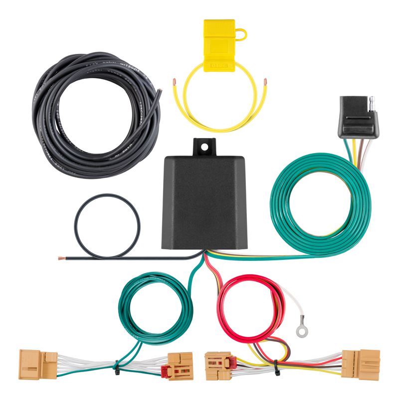 CURT | Custom Wiring Harness, 4-Way Flat Output - Atlas 2.0T / 3.6L 2018-2020
