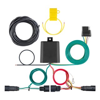 CURT | Custom Wiring Harness, 4-Way Flat Output - Cherokee 2.0T / 2.4L / 3.2L 2019-2022