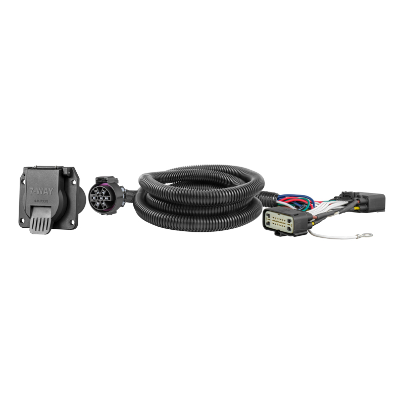 CURT | Custom Wiring Harness, 7-Way RV Blade Output - F-150 2015-2020