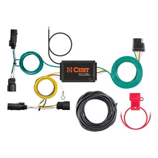 CURT | Custom Wiring Harness, 4-Way Flat Output - Escape 1.5T / 2.0T / 2.5L 2019