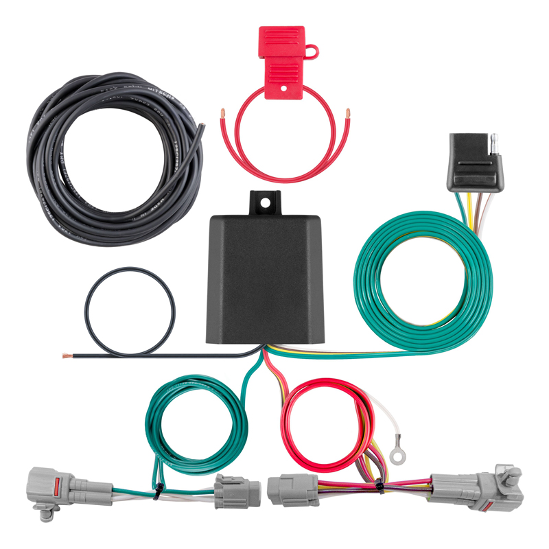 CURT | Custom Wiring Harness, 4-Way Flat Output - Legacy 2.4T / 2.5L 2020-2023