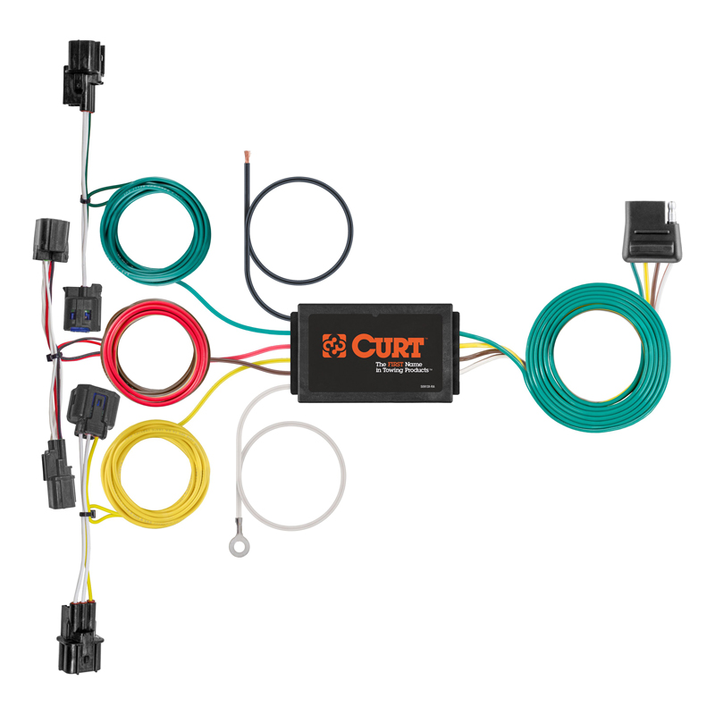 CURT | Custom Wiring Harness, 4-Way Flat Output - Forte 1.6T / 2.0L 2019-2023