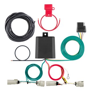 CURT | Custom Wiring Harness, 4-Way Flat Output - Bronco 2.3T / 2.7T / 3.0T 2021-2023