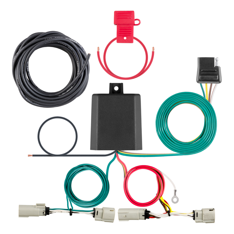 CURT | Custom Wiring Harness, 4-Way Flat Output - Bronco 2.3T / 2.7T / 3.0T 2021-2023
