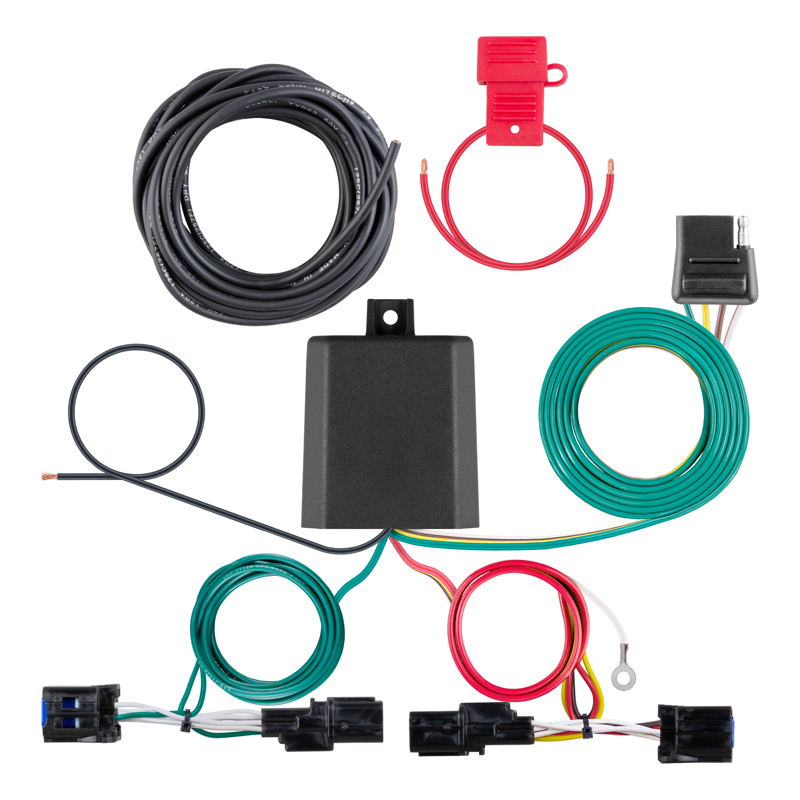 CURT | Custom Wiring Harness, 4-Way Flat Output - Sorento / Sportage 1.6T / 2.5L 2022-2023