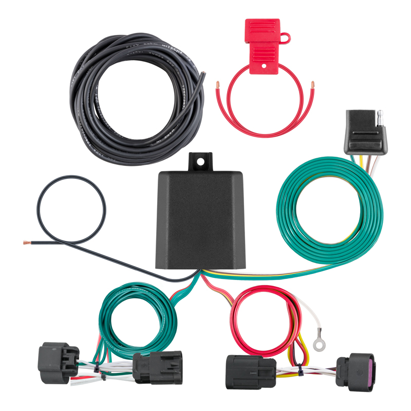 CURT | Custom Wiring Harness, 4-Way Flat Output